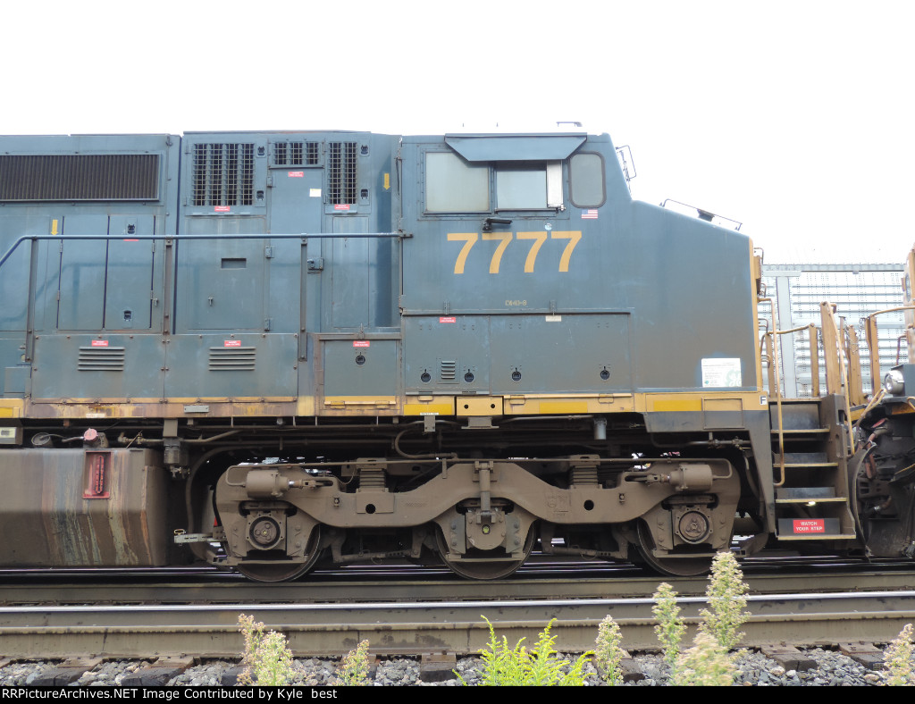 CSX 7777 cab